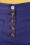 King Louie - High Waisted Sturdy Pocket Pants Années 70 en Bleu Éblouissant 4