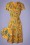 King Louie - 60s Cecil Bonsai Dress in Spice Yellow 2