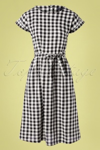 King Louie - 60s Betty Legend Dress in Black and White 2