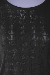 Banned Retro - Nautical trui in zwart 4