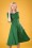 50s Beverly Swing Dress in Emerald Green