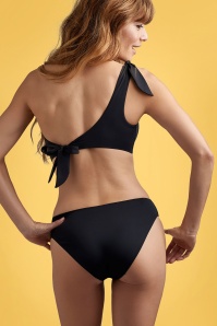 Marlies Dekkers - Black Sea One Shoulder Bikini Top Années 50 en Noir  3