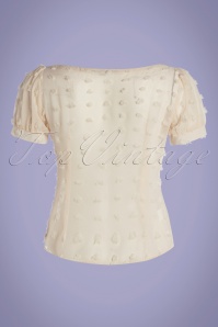 Belsira - Lynda blouse met stippen in crème 3