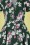 Collectif 32182 Caterina Vintage Bloom Swing Dress Green 20191030 023LW