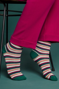 King Louie - 60s Savannah Socks in Granny Pink