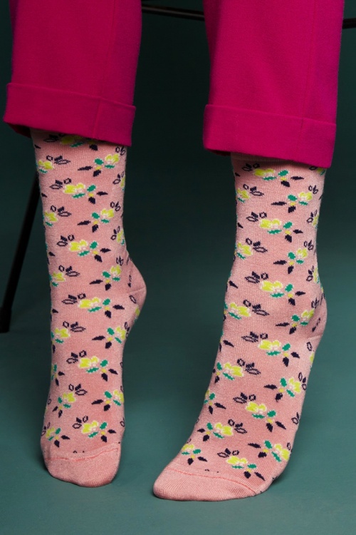 King Louie - Savannah sokken in Granny roze 4