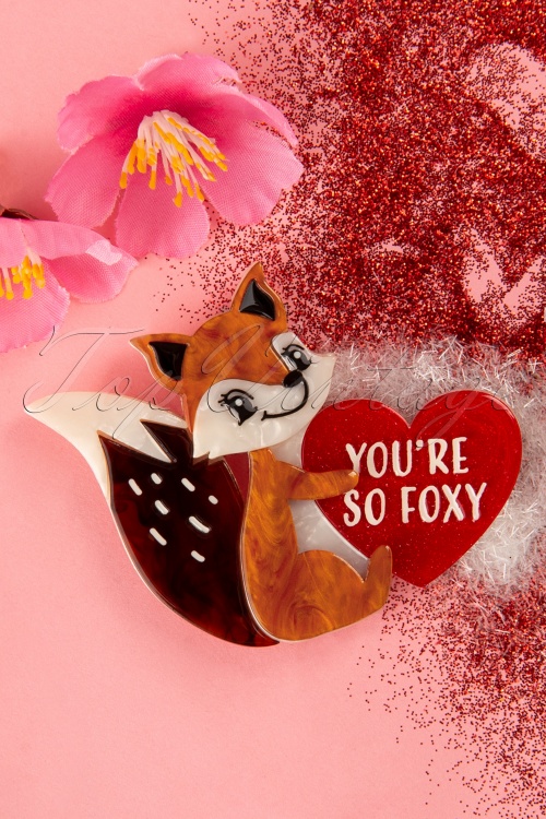 Erstwilder - Exclusief bij Topvintage ~ You're So Foxy broche