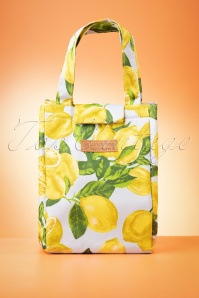 Darling Divine - Lemon Lunch Bag Années 50 en Jaune Multi