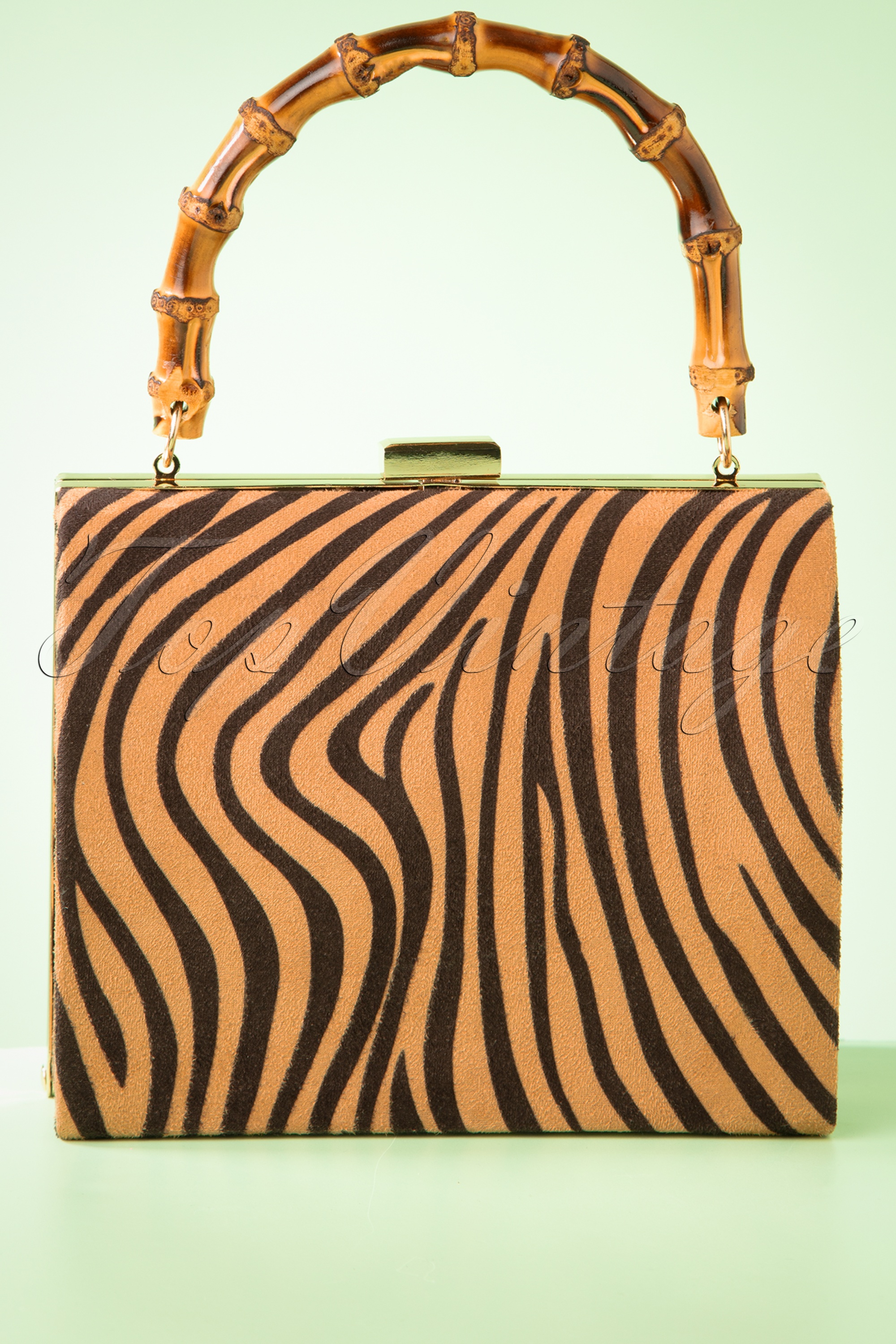 Darling Divine - Zebra Box tas in beige en zwart