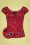 Bunny - 50s Alison Top in Red