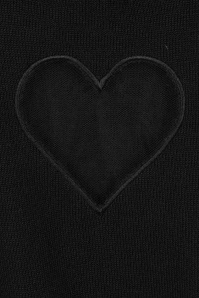 Bunny - Hearts top in zwart 3