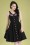 Bunny - 50s Lucy Mid Dress in Black 2