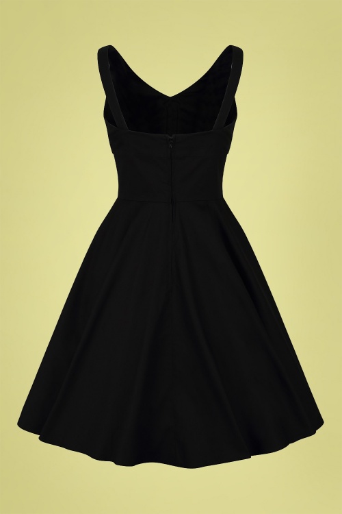 Bunny - 50s Lucy Mid Dress in Black 4