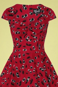 Bunny - 50s Alison Swing Dress in Red 3