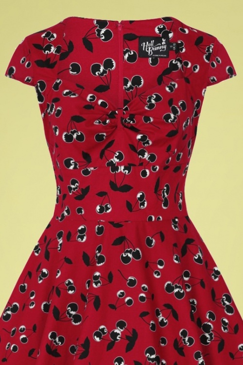 Bunny - Alison Swing-Kleid in Rot 3