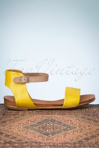 Miz Mooz - 70s Alanis Sandals in Yellow  4