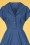 Bunny - 50s Freddie Swing Dress in Denim Blue 3