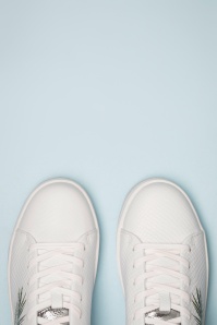Ted Baker - Penil sneakers met bloemmotief in wit 4
