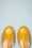 B.A.I.T. - 50s Edie T-Strap Flats in Mustard Yellow 3