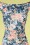 Vintage Chic for Topvintage - Donna Bleistiftkleid mit Blumenmuster in Blau 3