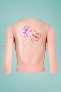 Vixen - Unreal Redheads Collaboration ~ Kim Love Heart vest in roze 2