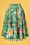 Vixen - Unreal Redheads Collaboration ~ 50s Jinkx Floral Tropical Skirt in Pink and Green 2