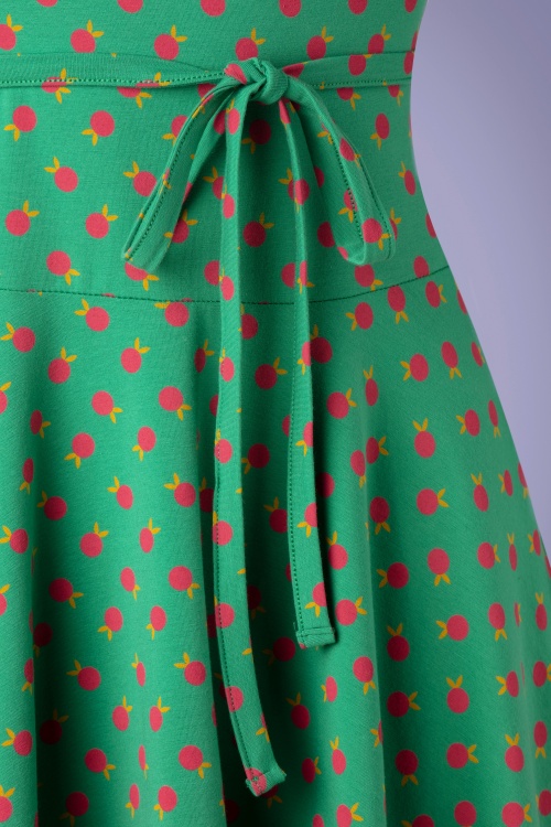 Blutsgeschwister - 60s Ode To The Woods Dress in Apple Picking Green 5