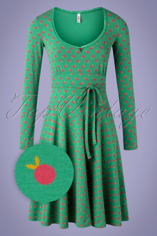 Blutsgeschwister - Ode To The Woods Kleid in Apple Picking Green 2