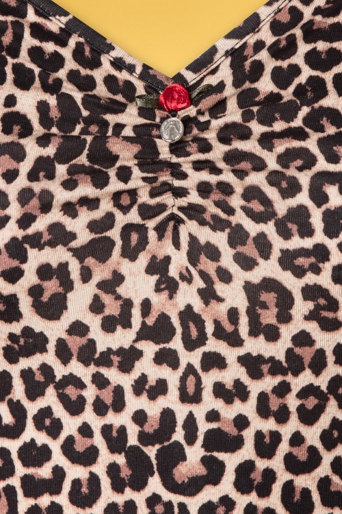 Vive Maria - 50s Wild Rose Shirt in Leopard 4