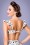 Belsira - 50s Dotted Bikini Top in Ivory 5
