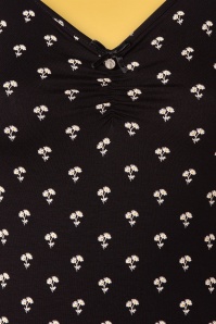 Vive Maria - Marguerite shirt met bloemmotief in zwart 3