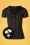 Vive Maria - Marguerite shirt met bloemmotief in zwart 2