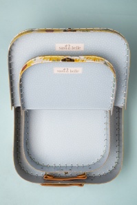 Sass & Belle - Sunflower Suitcase Set Années 60 5