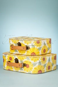 Sass & Belle - 60s Sunflower Suitcase Set 4