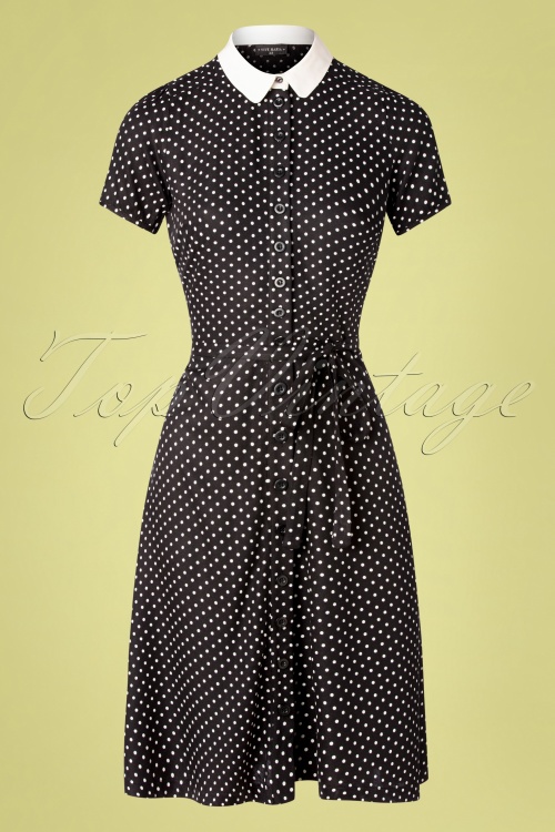 Vive Maria - 40s Italian Dress in Black