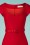 Zoe Vine - Gina Pencil Dress Années 50 en Rouge 3