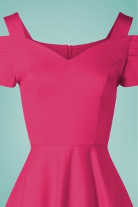 Bunny - Helen Swing-Kleid in Hot Pink 4