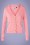 Banned Retro - 50s June Pointelle Cardigan in Pink