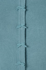Banned Retro - April vest met strik in babyblauw 3