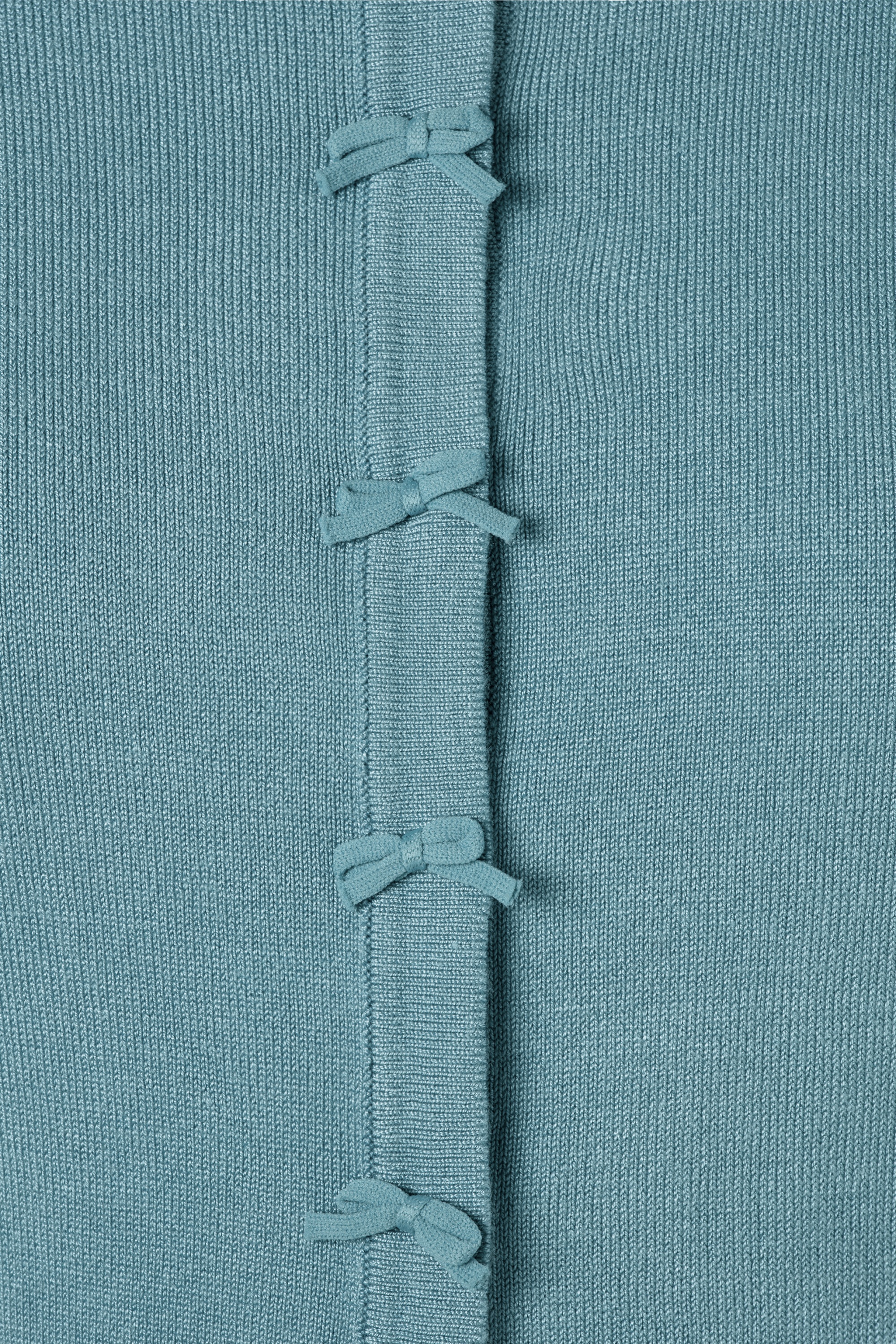 Banned Retro - April vest met strik in babyblauw 3