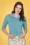 Banned 33171 April Bow Cardigan in Baby Blue 20200211 020L W