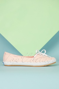 Keds - 50s Teacup Twill Ballerina Sneakers in Rose 4