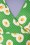 LaLamour - Ausgestelltes Gänseblümchenkleid in Grün 4