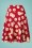 LaLamour - Daisy Circle Skirt Années 70 en Rouge Pois 2