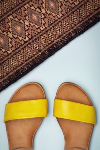 Miz Mooz - Alanis sandalen in geel 3
