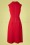 Closet London - 60s Lapel Wrap Dress in Lipstick Red 4