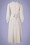 Closet London - 60s Vivi Polkadot Maxi Dress in Ivory 3