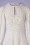 Closet London - 60s Vivi Polkadot Maxi Dress in Ivory 4