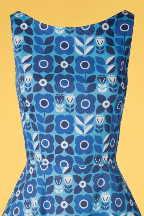 Cissi och Selma - Saga Proslin jurk in blauw 4