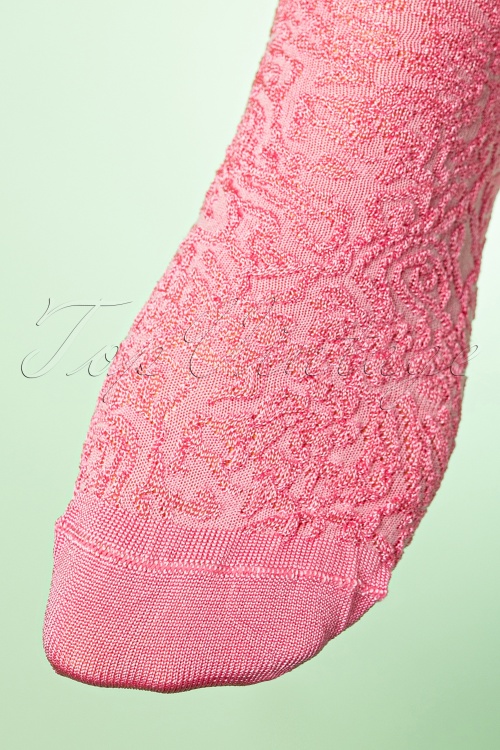 Marcmarcs - 50s Hayley Socks in Rose Pink 2